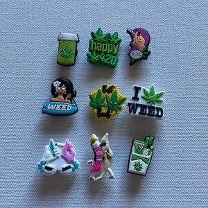 Cannabis Shoe Charms